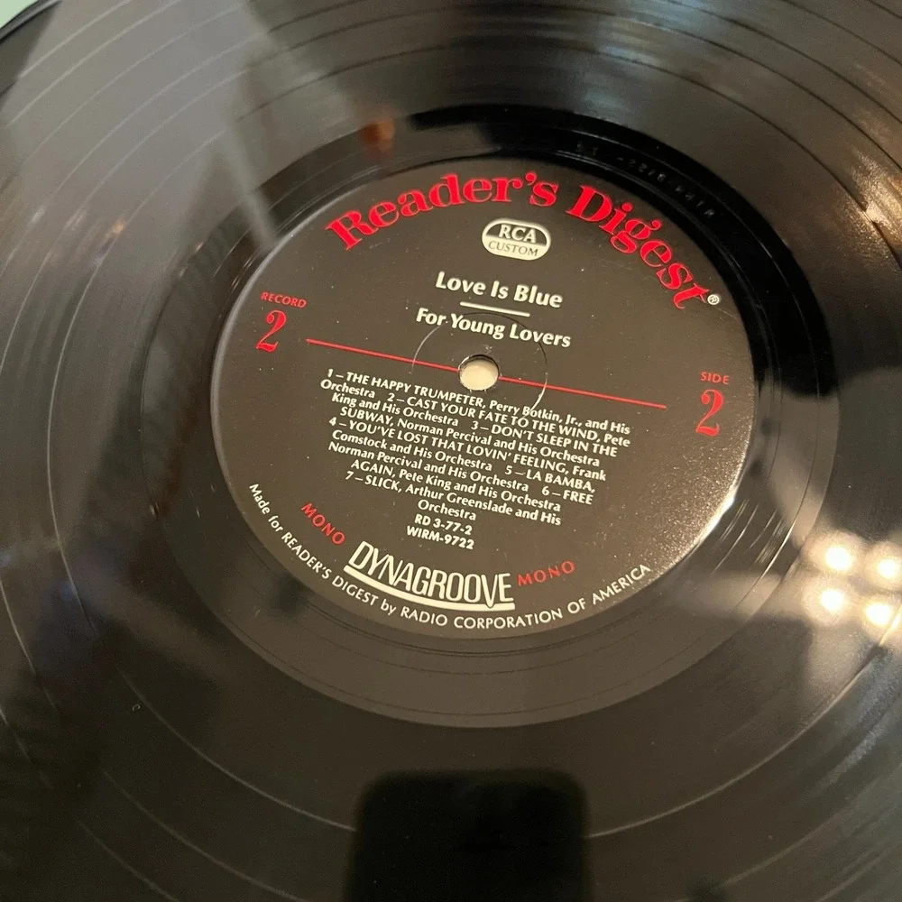 VTG 1969 Love Is Blue Vinyl Records Box Set Reader's Digest Blue 4 LP USA EUC - Picture 16 of 16